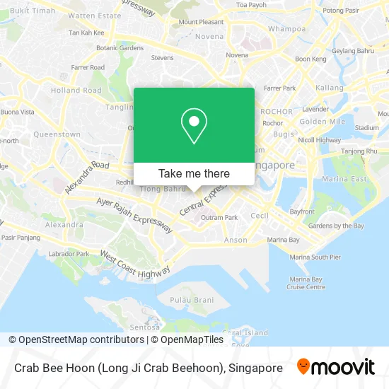 Crab Bee Hoon (Long Ji Crab Beehoon) map