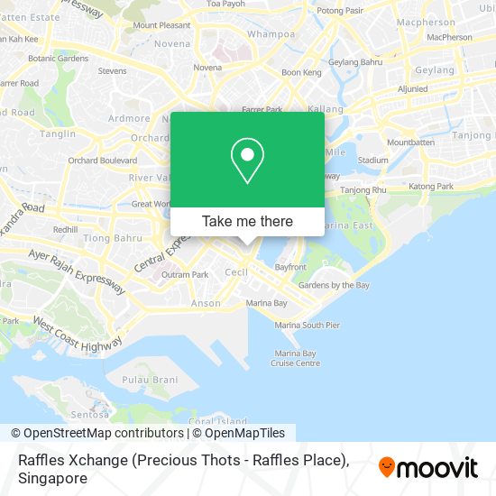 Raffles Xchange (Precious Thots - Raffles Place)地图