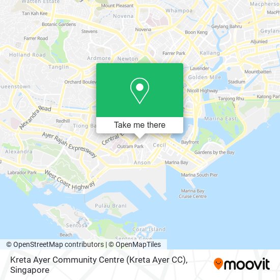 Kreta Ayer Community Centre (Kreta Ayer CC) map