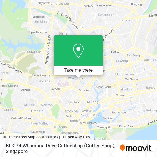 BLK 74 Whampoa Drive Coffeeshop (Coffee Shop)地图