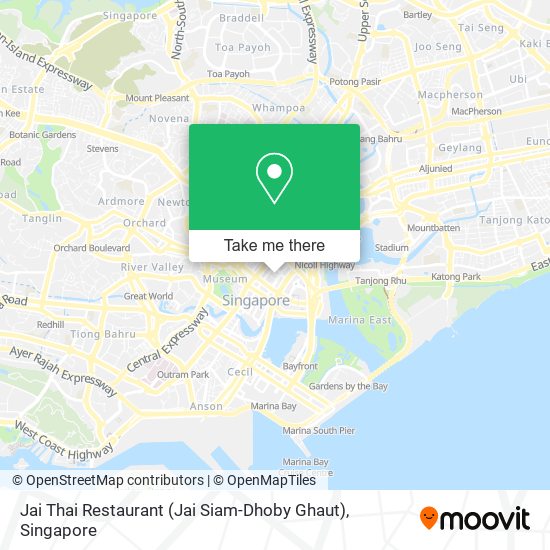 Jai Thai Restaurant (Jai Siam-Dhoby Ghaut) map