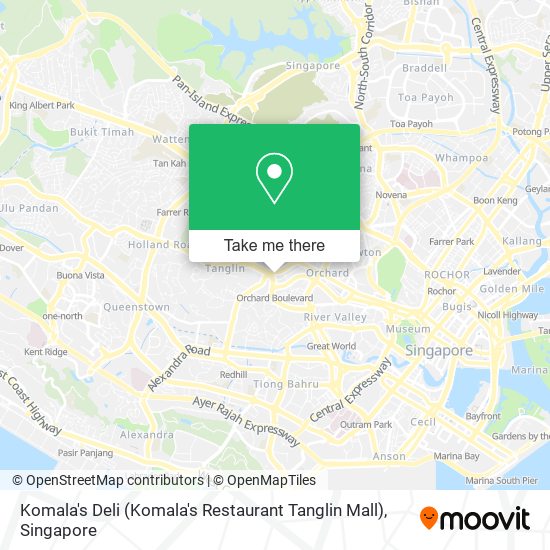 Komala's Deli (Komala's Restaurant Tanglin Mall)地图