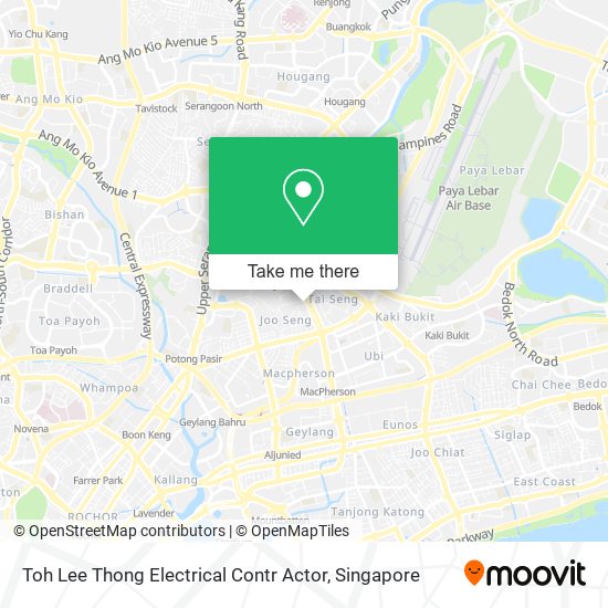 Toh Lee Thong Electrical Contr Actor map