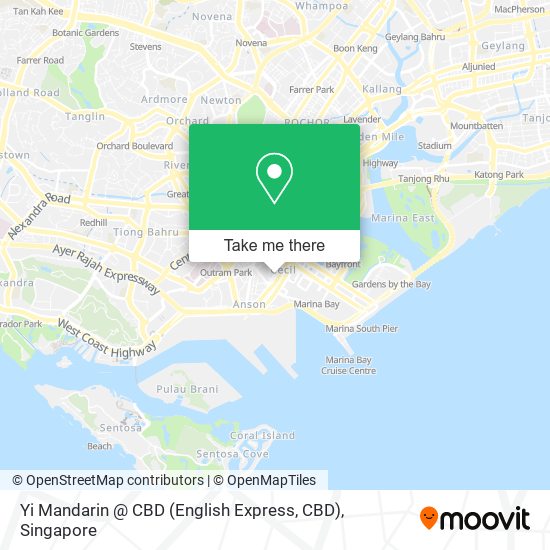 Yi Mandarin @ CBD (English Express, CBD) map