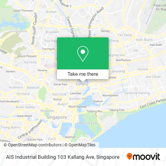 AIS Industrial Building 103 Kallang Ave map