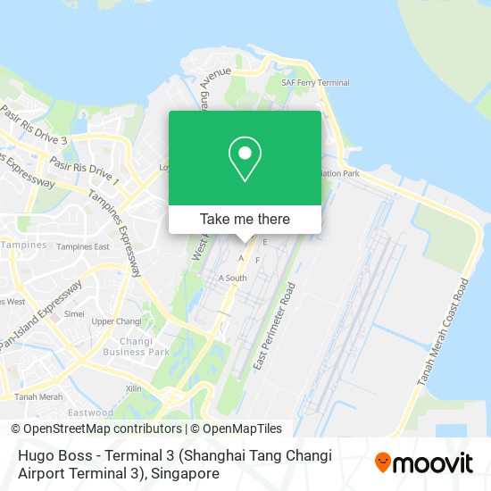 Hugo Boss - Terminal 3 (Shanghai Tang Changi Airport Terminal 3)地图