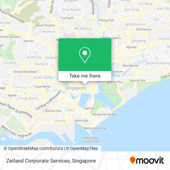 Zetland Corporate Services map