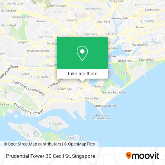 Prudential Tower 30 Cecil St地图