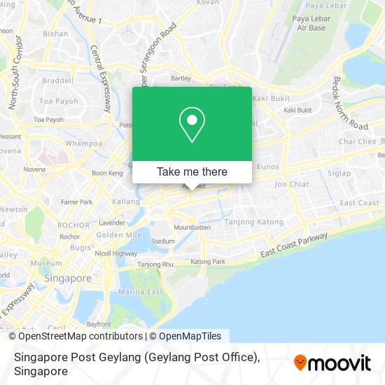 Singapore Post Geylang (Geylang Post Office) map