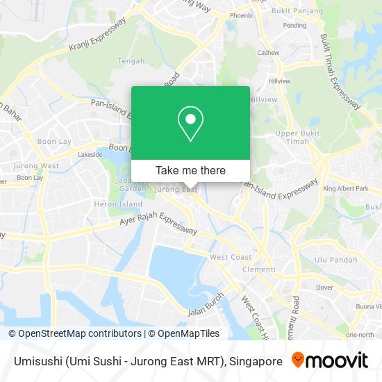 Umisushi (Umi Sushi - Jurong East MRT) map