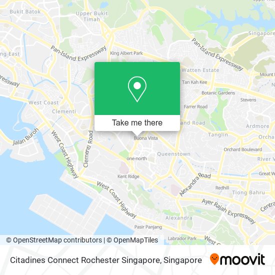 Citadines Connect Rochester Singapore地图