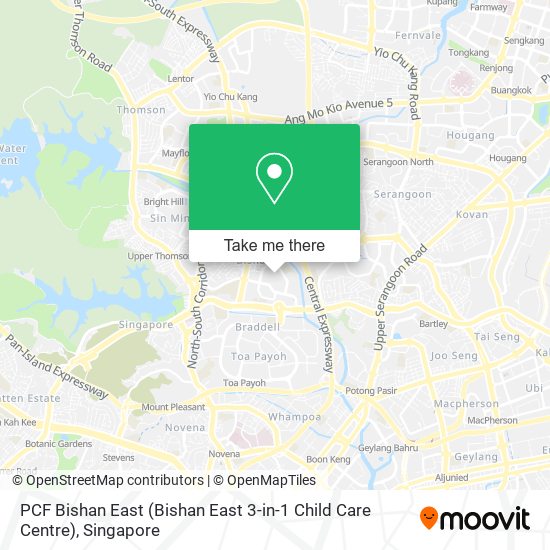 PCF Bishan East (Bishan East 3-in-1 Child Care Centre)地图