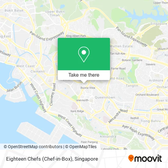 Eighteen Chefs (Chef-in-Box)地图