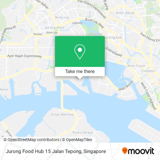 Jurong Food Hub 15 Jalan Tepong地图