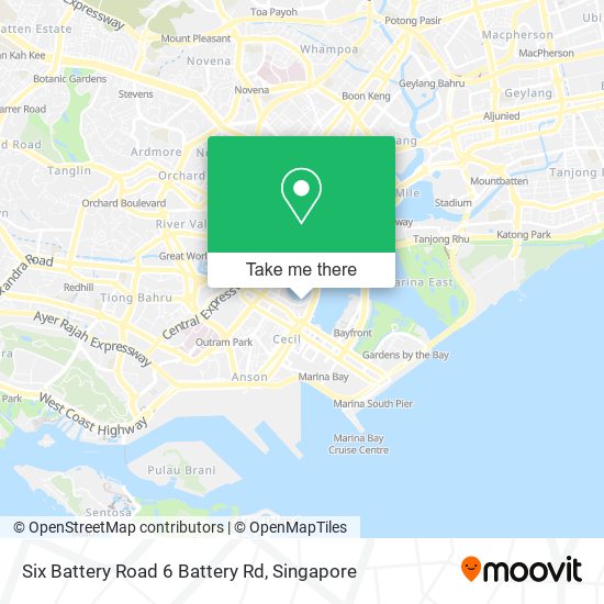 Six Battery Road 6 Battery Rd map