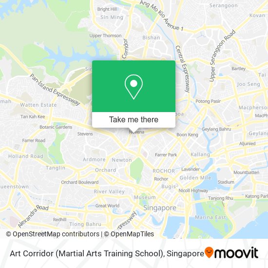 Art Corridor (Martial Arts Training School) map