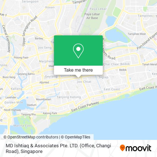MD Ishtiaq & Associates Pte. LTD. (Office, Changi Road) map