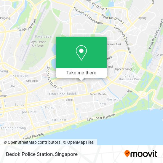 Bedok Police Station map