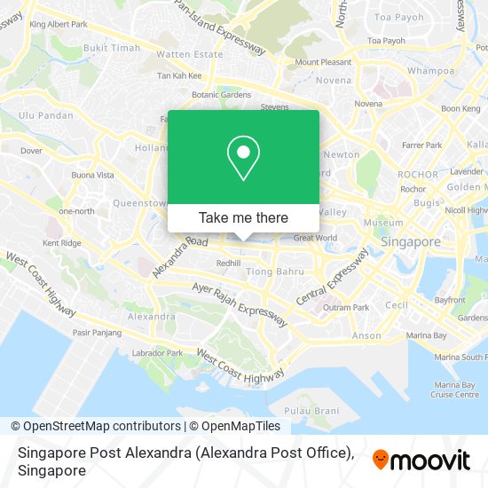 Singapore Post Alexandra (Alexandra Post Office) map
