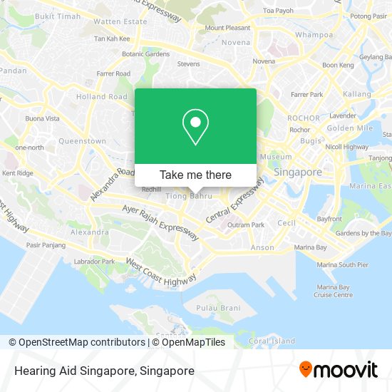 Hearing Aid Singapore map