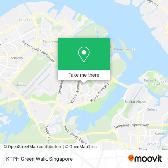 KTPH Green Walk map