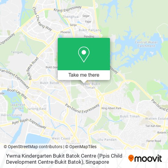 Ywma Kindergarten Bukit Batok Centre (Ppis Child Development Centre-Bukit Batok)地图