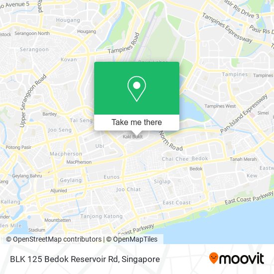 BLK 125 Bedok Reservoir Rd地图