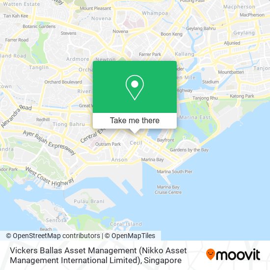 Vickers Ballas Asset Management (Nikko Asset Management International Limited) map