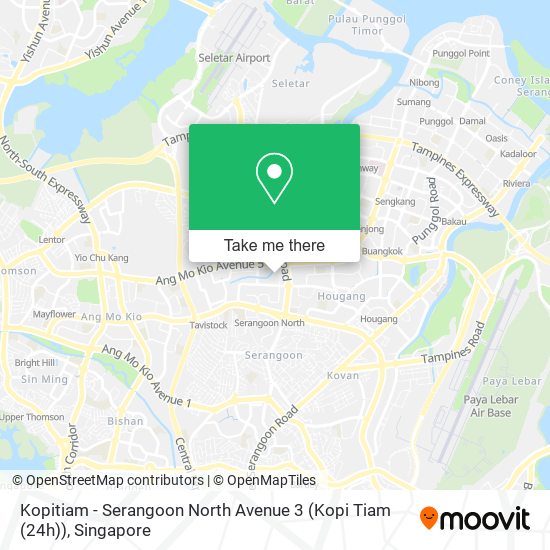 Kopitiam - Serangoon North Avenue 3 (Kopi Tiam (24h)) map