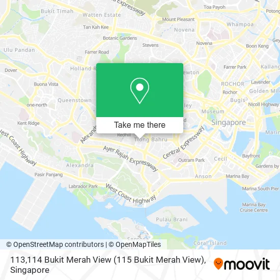 113,114 Bukit Merah View地图
