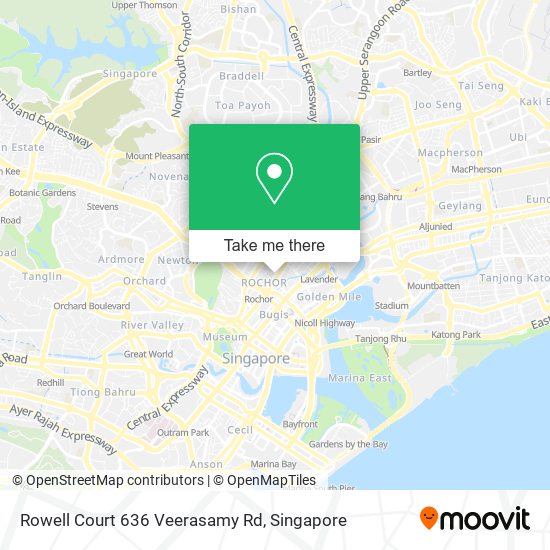 Rowell Court 636 Veerasamy Rd map