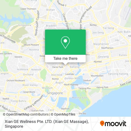 Xian GE Wellness Pte. LTD. (Xian GE Massage)地图