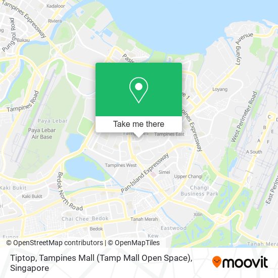 Tiptop, Tampines Mall (Tamp Mall Open Space) map