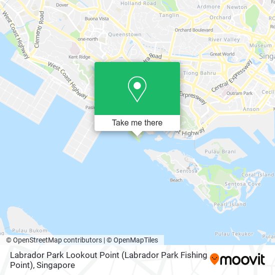 Labrador Park Lookout Point map