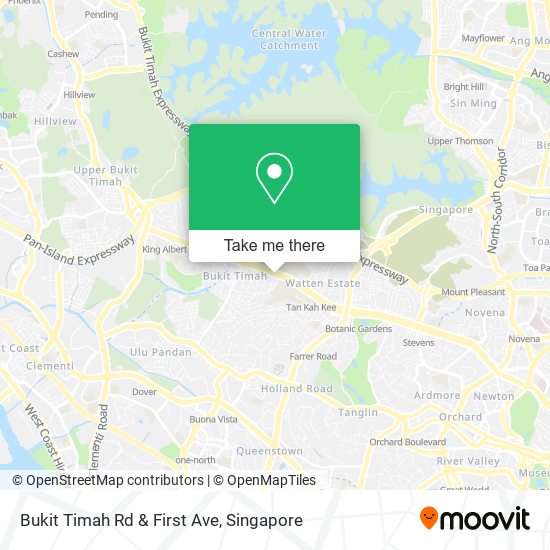 Bukit Timah Rd & First Ave map