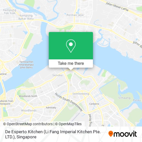De Esperto Kitchen (Li Fang Imperial Kitchen Pte. LTD.)地图