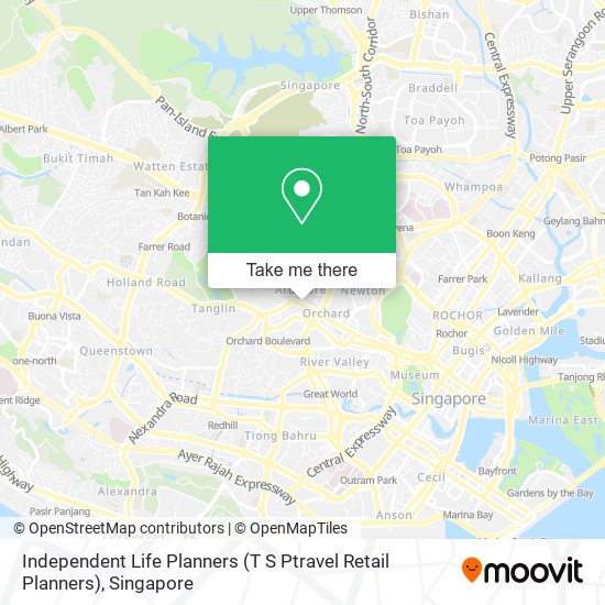 Independent Life Planners (T S Ptravel Retail Planners) map
