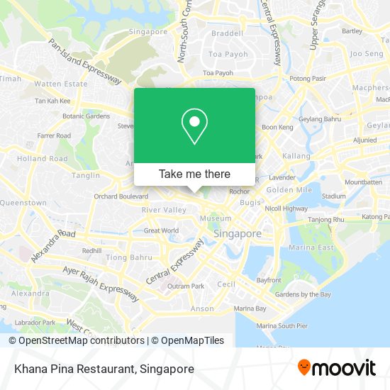 Khana Pina Restaurant map