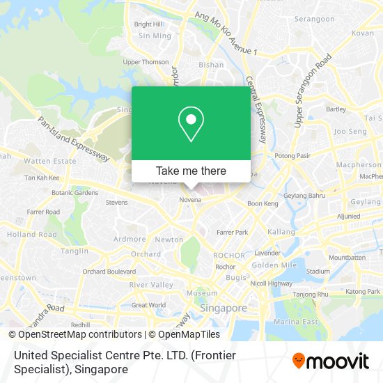 United Specialist Centre Pte. LTD. (Frontier Specialist) map