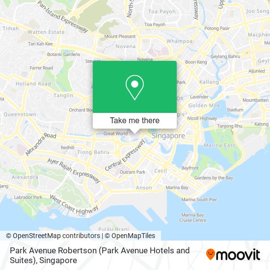 Park Avenue Robertson (Park Avenue Hotels and Suites) map