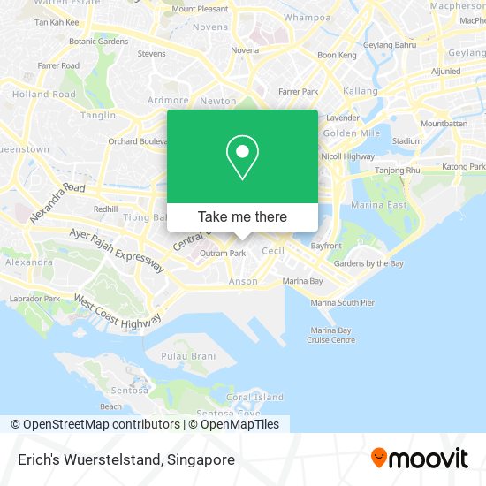 Erich's Wuerstelstand map
