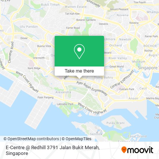 E-Centre @ Redhill 3791 Jalan Bukit Merah地图