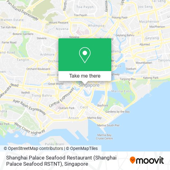 Shanghai Palace Seafood Restaurant map