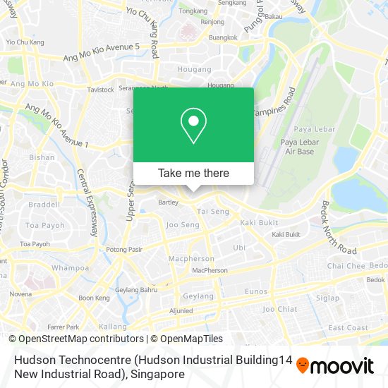 Hudson Technocentre (Hudson Industrial Building14 New Industrial Road)地图