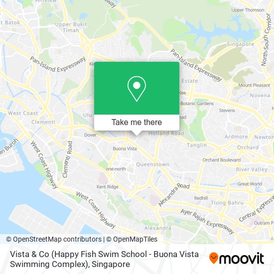 Vista & Co (Happy Fish Swim School - Buona Vista Swimming Complex) map