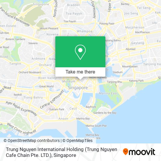 Trung Nguyen International Holding (Trung Nguyen Cafe Chain Pte. LTD.) map