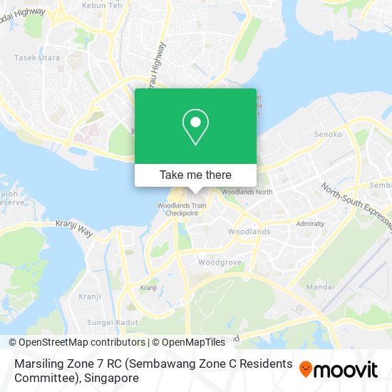 Marsiling Zone 7 RC (Sembawang Zone C Residents Committee) map