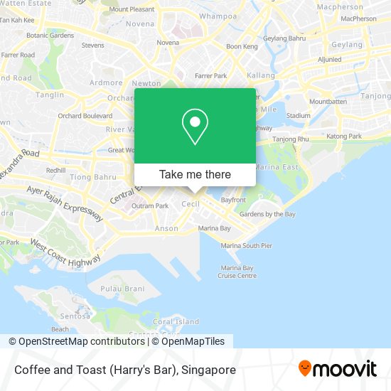 Coffee and Toast (Harry's Bar) map