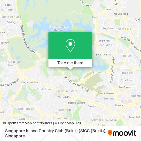 Singapore Island Country Club (Bukit) (SICC (Bukit))地图