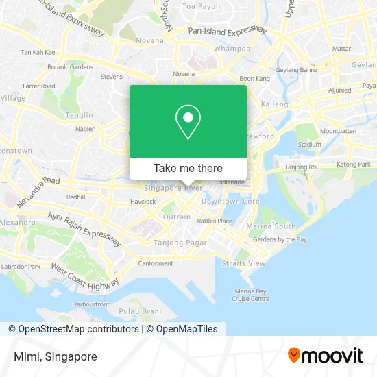 Mimi Map How to Get to Mimi in Singapore by Metro or Bus?